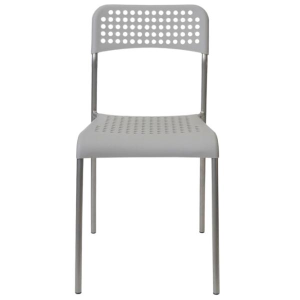 Scaun de bucătărie DecoPrim E-055 Plastic/ Gray  photo 4 Scaun de bucătărie DecoPrim E-055 Plastic/ Gray  photo 4