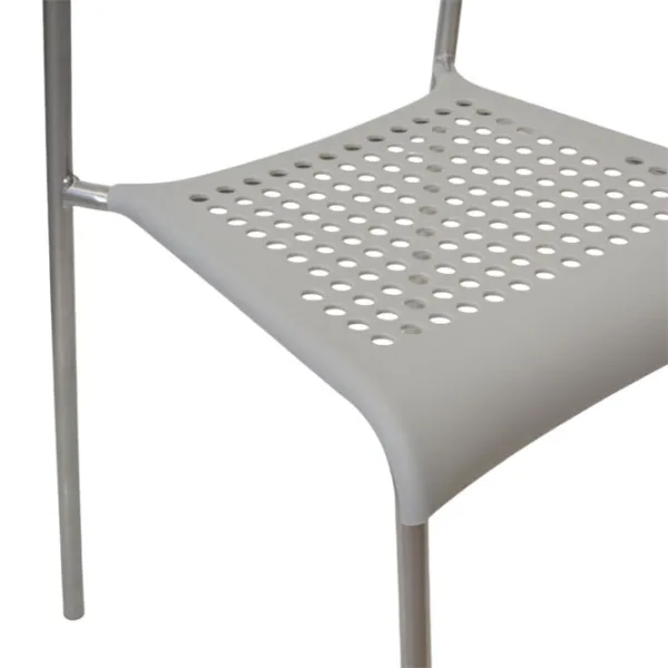 Scaun de bucătărie DecoPrim E-055 Plastic/ Gray  photo 5 Scaun de bucătărie DecoPrim E-055 Plastic/ Gray  photo 5