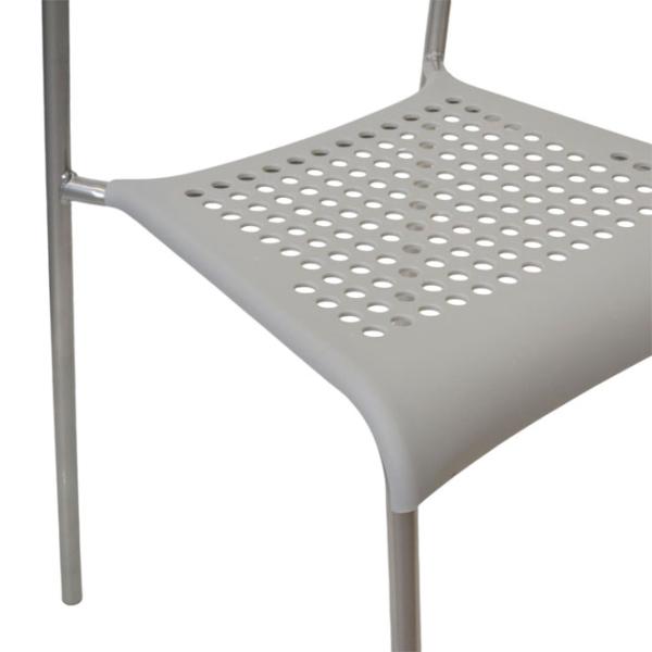 Scaun de bucătărie DecoPrim E-055 Plastic/ Gray  photo 5 Scaun de bucătărie DecoPrim E-055 Plastic/ Gray  photo 5