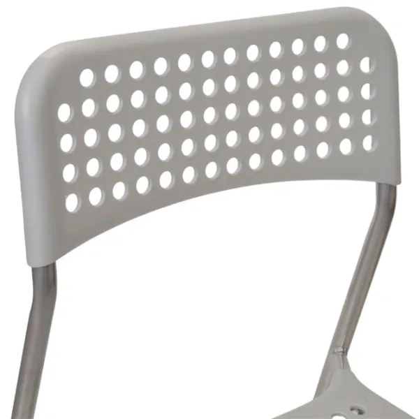 Scaun de bucătărie DecoPrim E-055 Plastic/ Gray  photo 6 Scaun de bucătărie DecoPrim E-055 Plastic/ Gray  photo 6