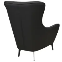Fotoliu de birou living DecoPrim Aron Black photo 4