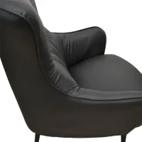 Fotoliu de birou living DecoPrim Aron Black photo 7