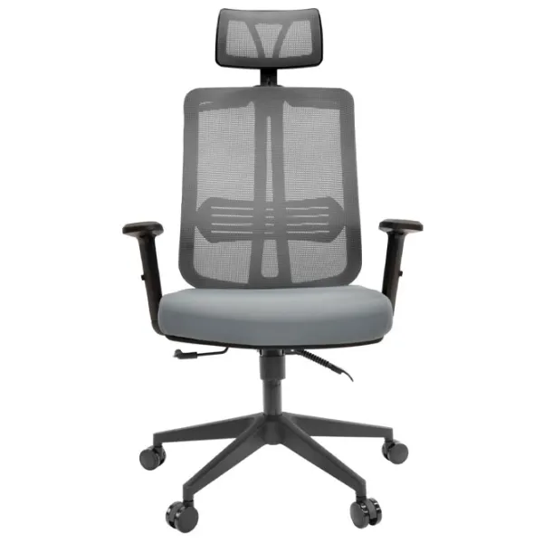 Офисное кресло DecoPrim Hermes Ткань, акриловая сетка/ Серый photo 2 Офисное кресло DecoPrim Hermes Ткань, акриловая сетка/ Серый photo 2