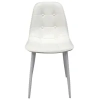 Scaun de bucătărie DecoPrim M-01-3 63TP Piele artificială/ White photo 2