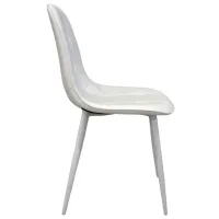 Scaun de bucătărie DecoPrim M-01-3 63TP Piele artificială/ White photo 3