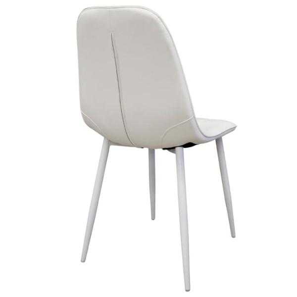 Scaun de bucătărie DecoPrim M-01-3 63TP Piele artificială/ White photo 4