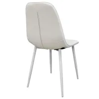 Scaun de bucătărie DecoPrim M-01-3 63TP Piele artificială/ White photo 4