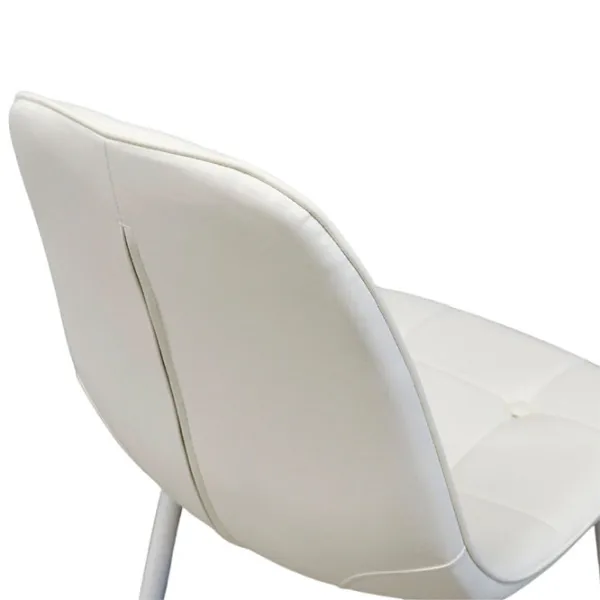 Scaun de bucătărie DecoPrim M-01-3 63TP Piele artificială/ White photo 6