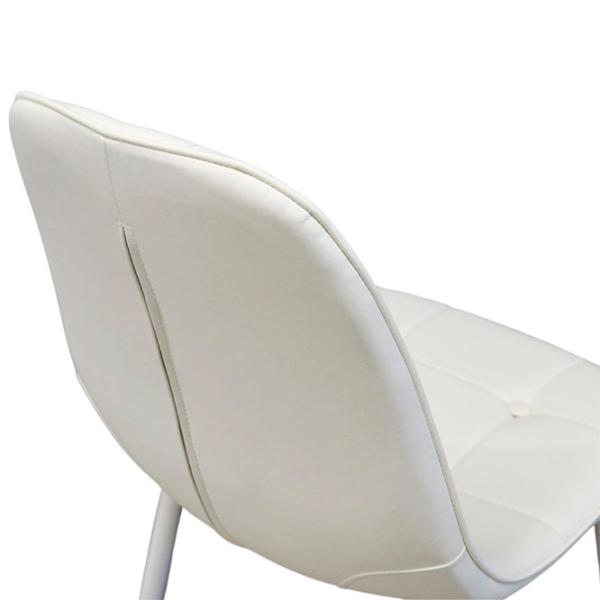 Scaun de bucătărie DecoPrim M-01-3 63TP Piele artificială/ White photo 6