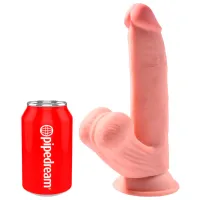 Dildo King Cock Triple Density (24.5 cm) Beige photo 4
