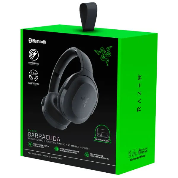 Căști Razer Barracuda Black Fără fir/ Gaming photo 6