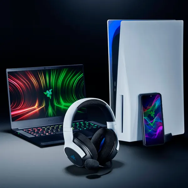 Căști Razer Kaira X Black White Fără fir/ Gaming photo 5