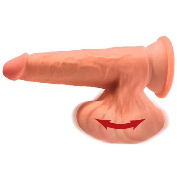 Dildo King Cock Triple Density (21.5 cm) Beige photo 4