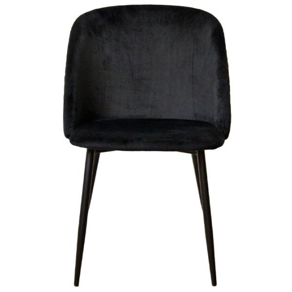 Scaun de bucătărie DecoPrim Spectre Catifea/ Black Black photo 2 Scaun de bucătărie DecoPrim Spectre Catifea/ Black Black photo 2