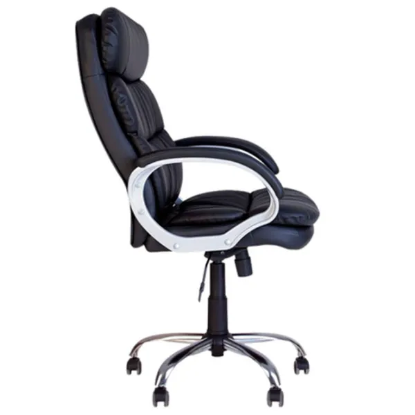 Fotoliu de birou Nowy Styl Dolce Piele artificială/ Black Gray photo 3