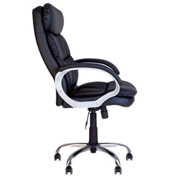 Fotoliu de birou Nowy Styl Dolce Piele artificială/ Black Gray photo 3