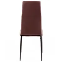 Scaun de bucătărie AG Aston Piele artificială/ Brown photo 4