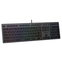 Tastatură A4Tech FX60 Cu fir/ Gray photo 2