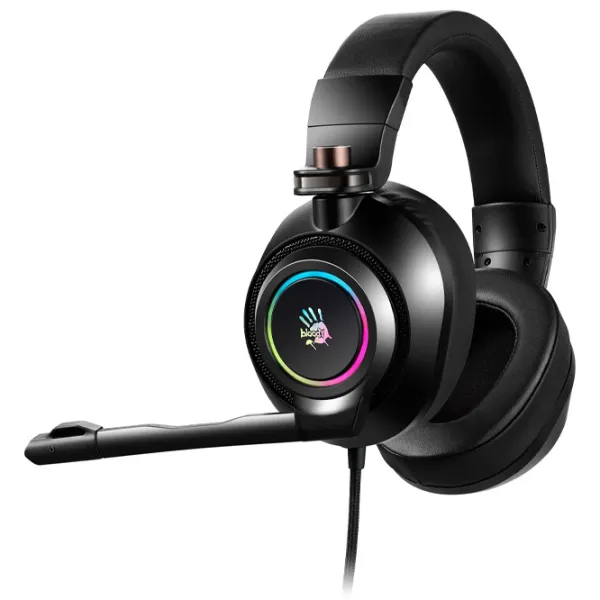 Căști Bloody G580 Black Cu fir/ Gaming photo 4