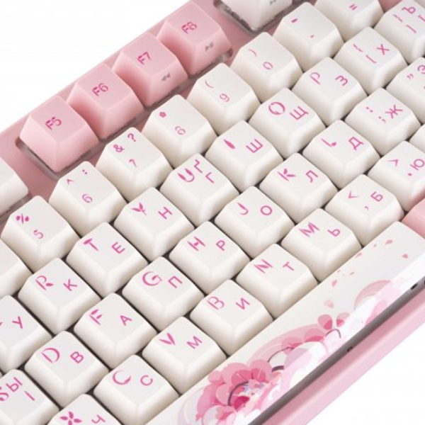 Tastatură Varmilo Sakura R2 Cherry MX Red Fără fir + Cu fir/ Pink photo 8