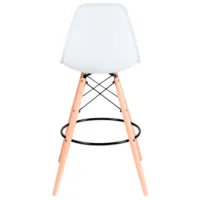 Scaun de bucătărie AMF Bravo Hoker Plastic/ White photo 4