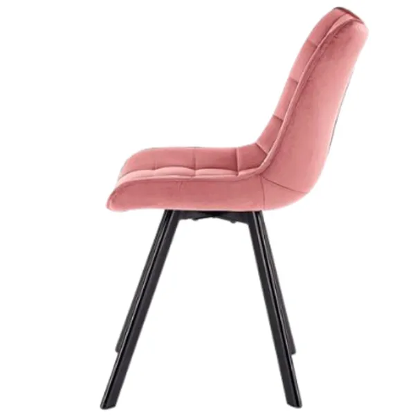 Scaun de bucătărie AG K332 Velur/ Pink photo 2 Scaun de bucătărie AG K332 Velur/ Pink photo 2
