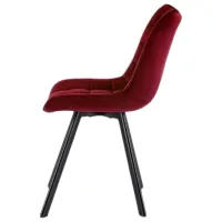 Scaun de bucătărie AG K332 Velur/ Bordo photo 3