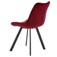 Scaun de bucătărie AG K332 Velur/ Bordo photo 5