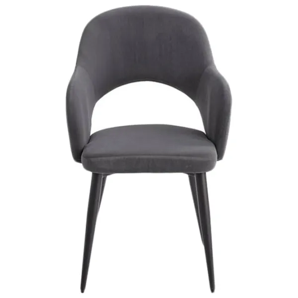 Scaun de bucătărie Halmar K364 Velur/ Gray Black photo 2