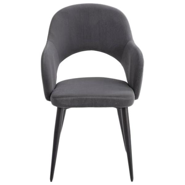 Scaun de bucătărie Halmar K364 Velur/ Gray Black photo 2