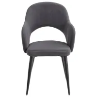 Scaun de bucătărie Halmar K364 Velur/ Gray Black photo 2