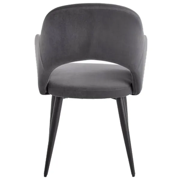 Scaun de bucătărie Halmar K364 Velur/ Gray Black photo 4