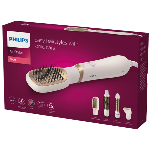 Щетка с горячим воздухом Philips BHA310/00 800 Вт/ Розовый photo 8