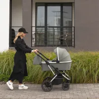 Cărucior pentru copil Carrello Aurora New 2 in 1 468-002/ Dark Gray photo 10