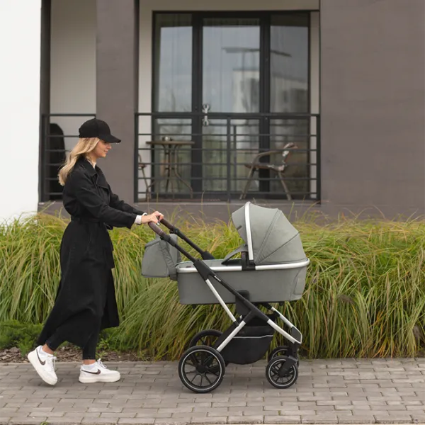 Детская коляска Carrello Aurora New 2 in 1 468-003/ Серый photo 10