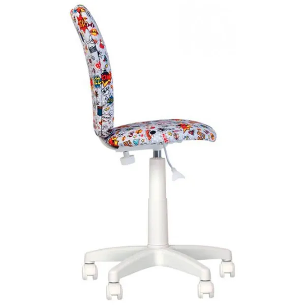 Fotoliu de birou Nowy Styl Polly GTS СМ-02 Stofă/ Multicolor White photo 3