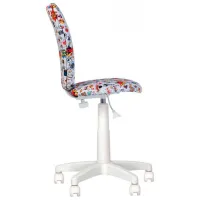 Fotoliu de birou Nowy Styl Polly GTS СМ-02 Stofă/ Multicolor White photo 3