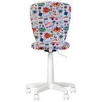 Fotoliu de birou Nowy Styl Polly GTS СМ-02 Stofă/ Multicolor White photo 5