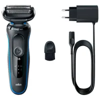 Бритва электрическая Braun 51-B1000s Синий Черный photo 3