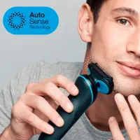 Бритва электрическая Braun 51-B1000s Синий Черный photo 8