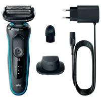 Aparat de ras electric Braun 51-M1200s Teal Blue photo 2