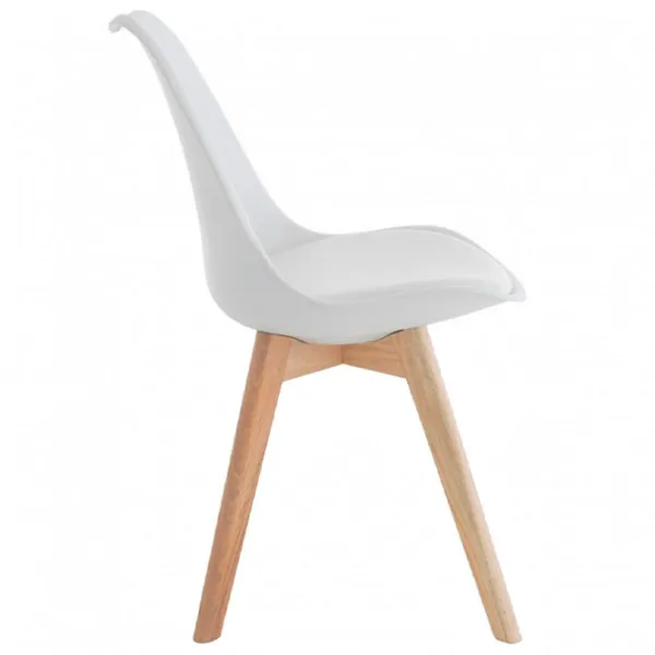 Scaun de bucătărie DecoPrim Jerry Piele artificială/ Gray photo 2