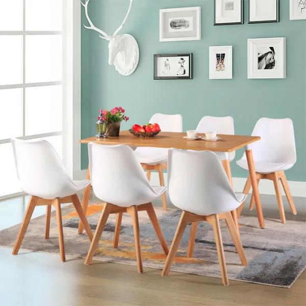 Scaun de bucătărie DecoPrim Jerry Piele artificială/ Gray photo 5