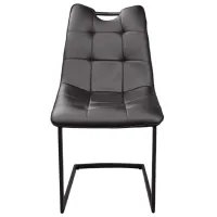 Scaun de bucătărie DecoPrim Confort Piele artificială/ Black photo 2
