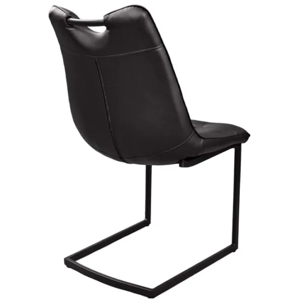 Scaun de bucătărie DecoPrim Confort Piele artificială/ Black photo 4 Scaun de bucătărie DecoPrim Confort Piele artificială/ Black photo 4