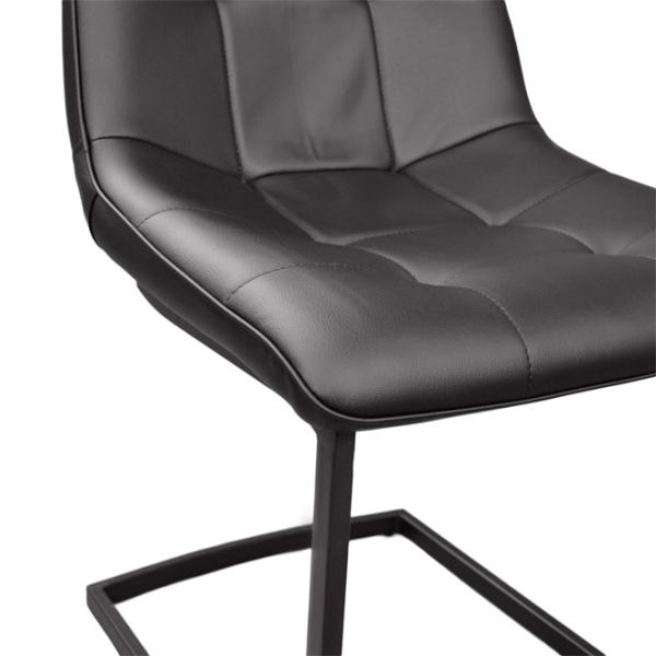 Scaun de bucătărie DecoPrim Confort Piele artificială/ Black photo 5 Scaun de bucătărie DecoPrim Confort Piele artificială/ Black photo 5
