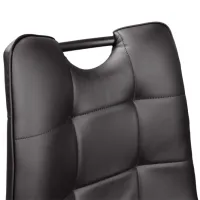 Scaun de bucătărie DecoPrim Confort Piele artificială/ Black photo 6