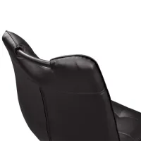 Scaun de bucătărie DecoPrim Confort Piele artificială/ Black photo 7