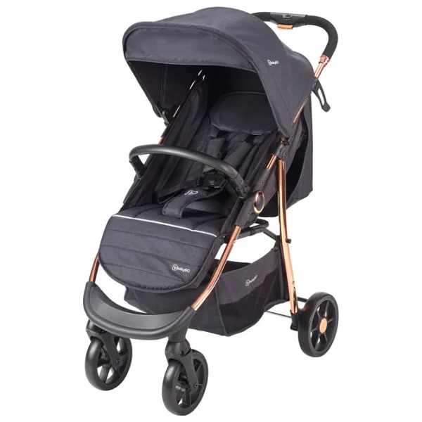 Cărucior pentru copil BabyGo Style 3 in 1 506-002/ Black photo 2
