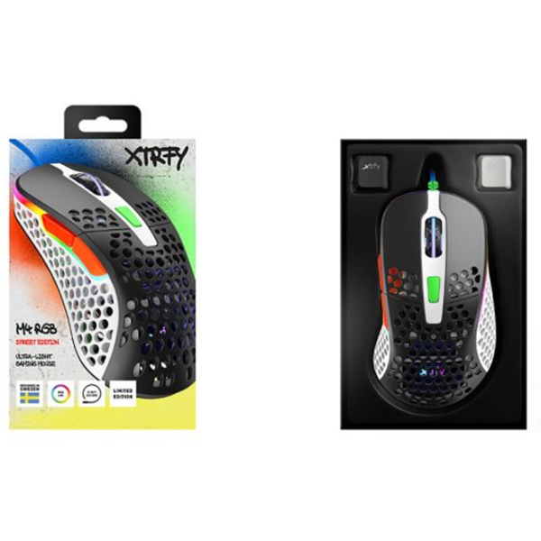 Mouse Xtrfy M4 LIMITED STREET EDITION USB/ Black photo 6
